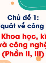 CN Thiết kế và Công nghệ - Bài 1 Khoa học, kĩ thuật và công nghệ (Phần II, III)